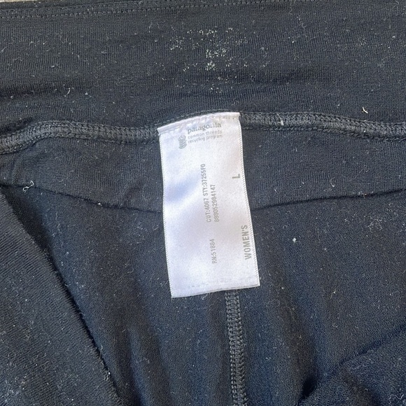 Patagonia Merino Wool Flare Pants Black Size Large - Picture 4 of 8